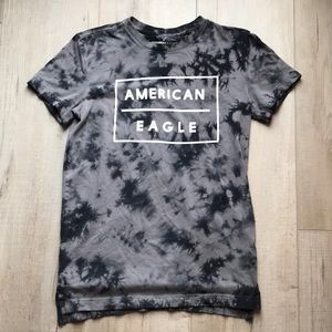 American Eagle Slim Fit Grey Splotch Tee